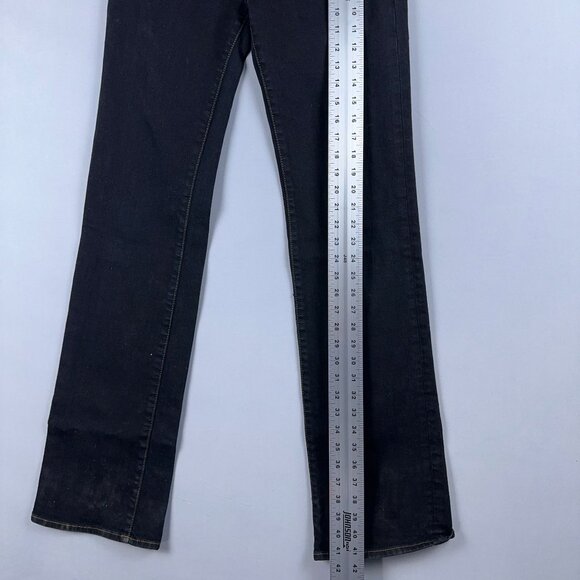 J Brand Straight Leg Jeans Womens Size 30 Low Rise Dark Wash Denim Blue - Picture 12 of 13